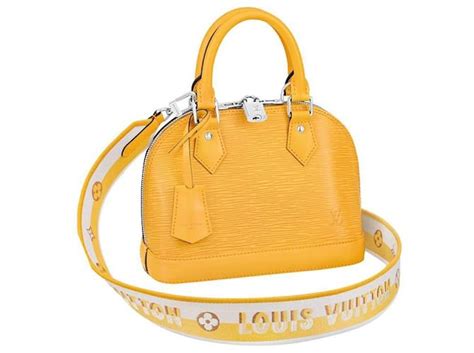 lv alma bb epi yellow